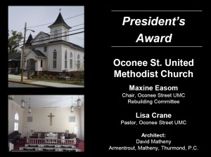 2016 Athens Heritage Award Oconee St Church